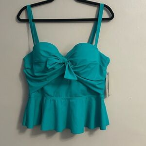 NWT Torrid Peplum Swim Top Torrid Tankini